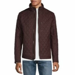 Outlet ???? Murano Diamond Quilted Jacket Merlot ????