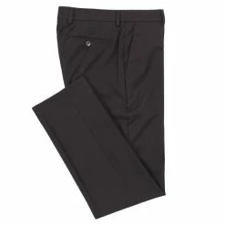 New ❤️ Murano Big & Tall Wardrobe Essentials Regular-Fit Flat-Front TekFit Waistband Suit Separates ???? Dress Pants Black ❤️