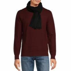 Best deal ⌛ Murano Solid Cashmere Muffler Light Grey ????