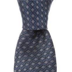 Deals ???? Murano Big & Tall 3D Geometric 3 1/8#double; Silk Tie Brown ????