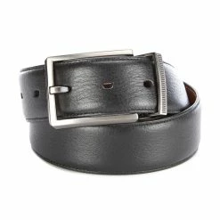 Best Pirce ???? Murano Lines Reversible Leather Belt Black ????