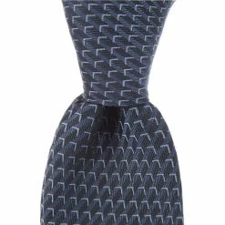 Cheap ???? Murano Big & Tall 3D Arrow Geometric Narrow 3 1/8#double; Silk Tie Black ????