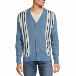 Wholesale ???? Murano Archive Collection Stripe Cardigan Blue Smoke ????